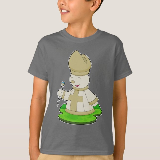Camiseta Pieza de ajedrez Bishop Chess (Anverso)