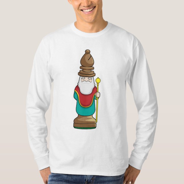 Camiseta Pieza de ajedrez Bishop Chess (Anverso)