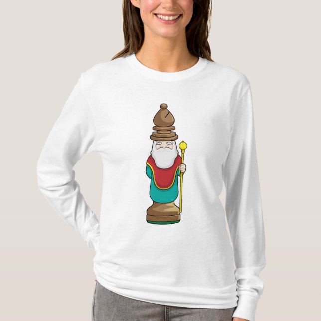 Camiseta Pieza de ajedrez Bishop Chess (Anverso)
