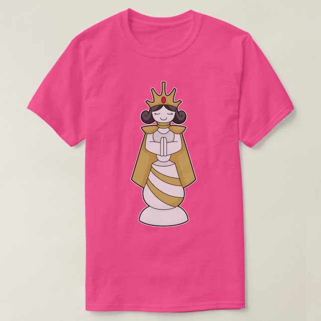Camiseta Pieza de ajedrez Crown Chess (Diseño del anverso)