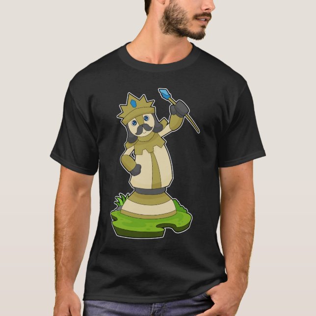 Camiseta Pieza de ajedrez King Spear Chess (Anverso)