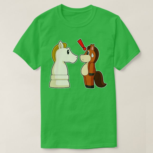 Camiseta Pieza de ajedrez Knight Horse Chess (Diseño del anverso)