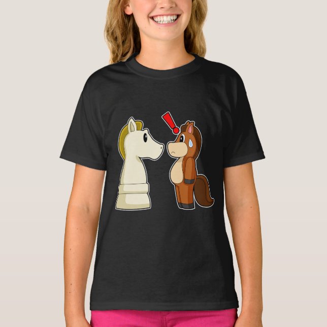 Camiseta Pieza de ajedrez Knight Horse Chess (Anverso)