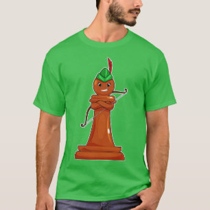 Camiseta Pieza de ajedrez Pawn Archer Chess
