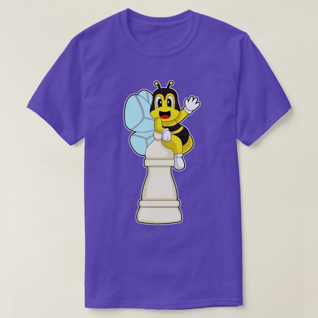 Camiseta Pieza de ajedrez Pawn Bee Chess (Diseño del anverso)
