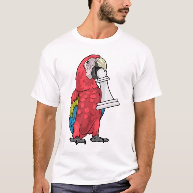 Camiseta Pieza de ajedrez Pawn Chess loro (Anverso)