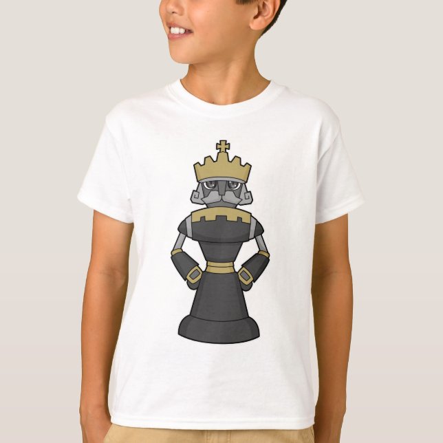 Camiseta Pieza de ajedrez Rey Ajedrez (Anverso)