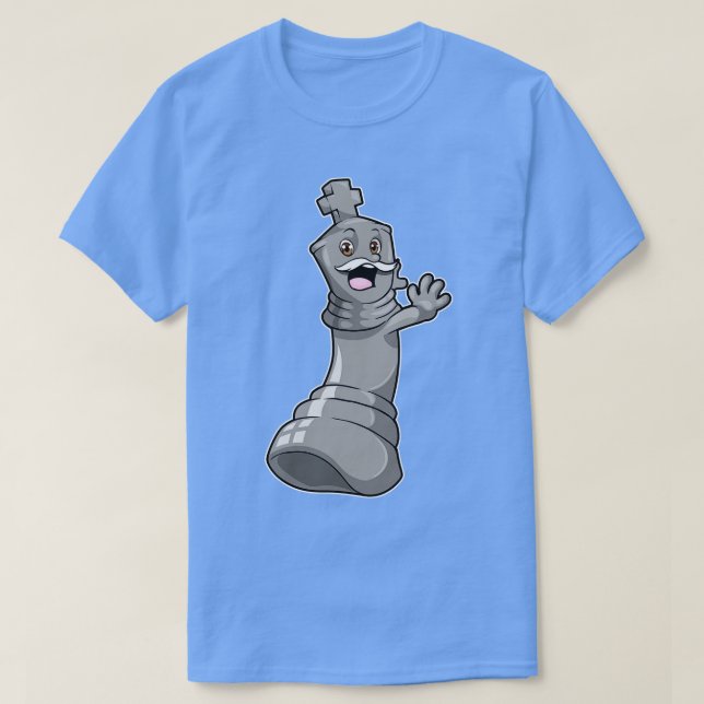 Camiseta Pieza de ajedrez Rey en el ajedrez 2 (Diseño del anverso)