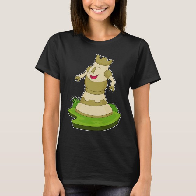 Camiseta Pieza de ajedrez Rook Chess (Anverso)