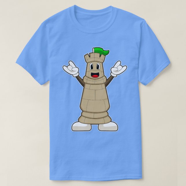 Camiseta Pieza de ajedrez Rook Chess 1 (Diseño del anverso)