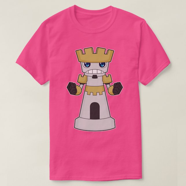 Camiseta Pieza de ajedrez Rook Chess 1 (Diseño del anverso)