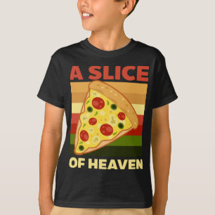 Camiseta Pieza De Heaven Design Fun Pizza