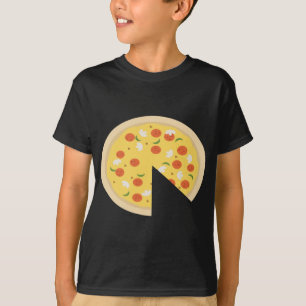 Camiseta Pieza De Pizza Falta Padre Hijo Divertido