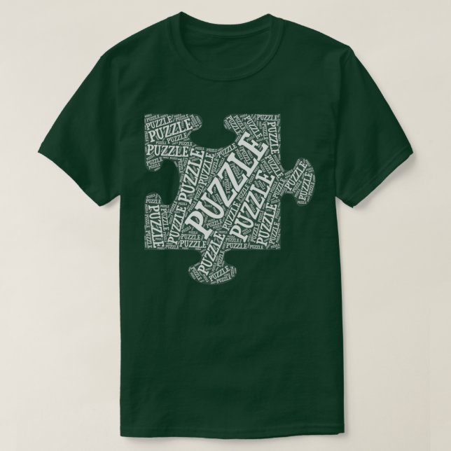 Camiseta Pieza de rompecabezas (Diseño del anverso)