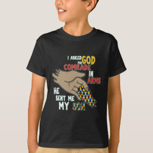 Camiseta Pieza de rompecabezas autista infantil de niños de