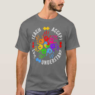 Camiseta Pieza de rompecabezas de concienciación sobre el a