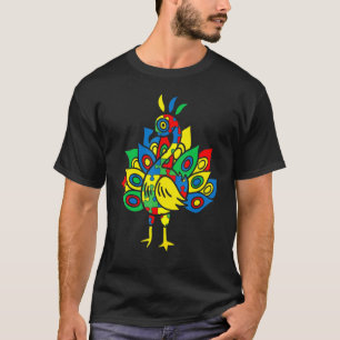 Camiseta Pieza de rompecabezas de pavo real Autismo Sensibi