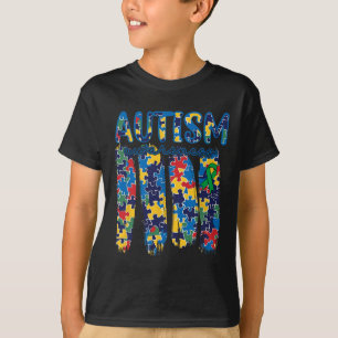 Camiseta Pieza de rompecabezas del broche del espectro de l