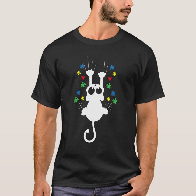 Camiseta Pieza del rompecabezas del rompecabezas de la conc (Anverso)