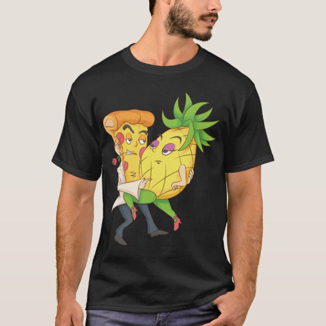Camiseta Pieza italiana divertida de amor a piña de Guay Pi (Anverso)