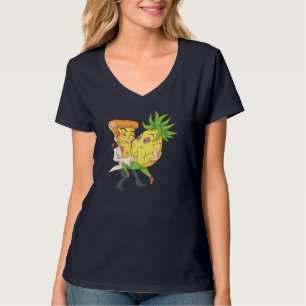 Camiseta Pieza italiana divertida de amor a piña de Guay Pi