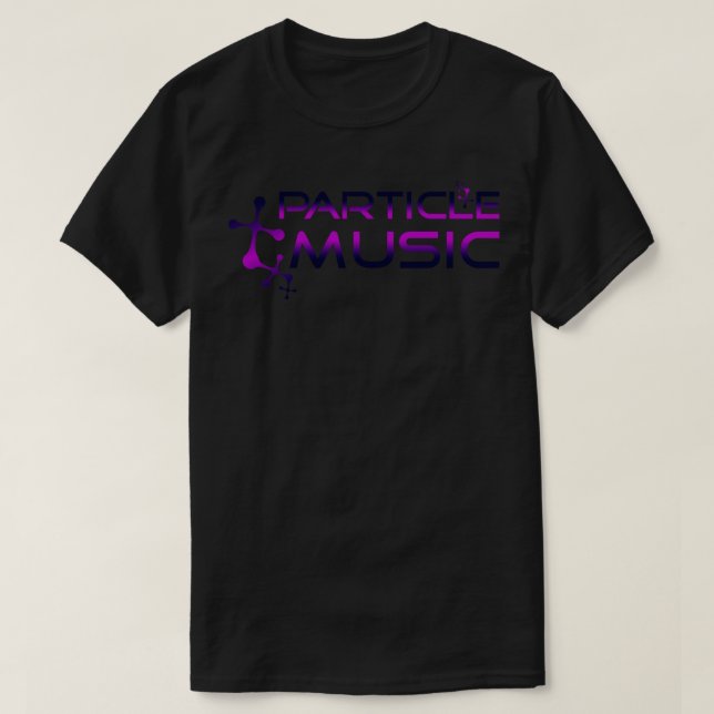 Camiseta Pieza musical de partículas (Diseño del anverso)