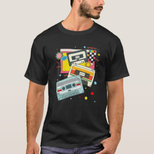 Camiseta Pieza Retro Cassette 80S Music Lover Ochenta