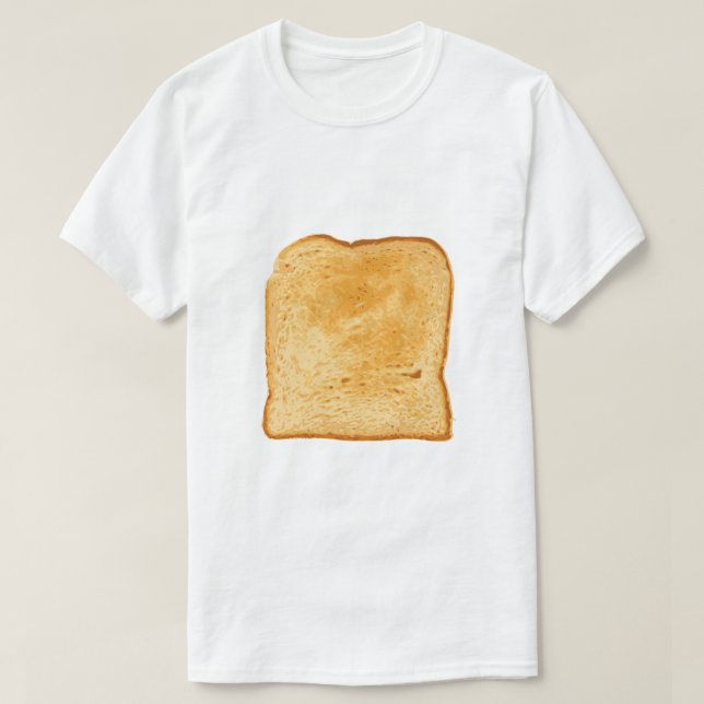 Camiseta Pieza tostada de pan (Diseño del anverso)