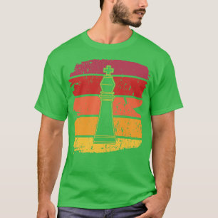 Camiseta Piezas de ajedrez retro 3