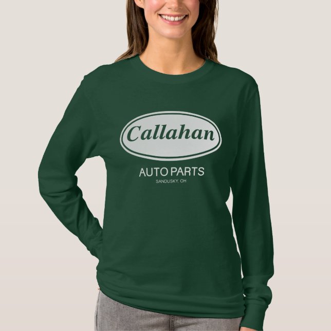Camiseta Piezas de automóvil de Callahan (Anverso)