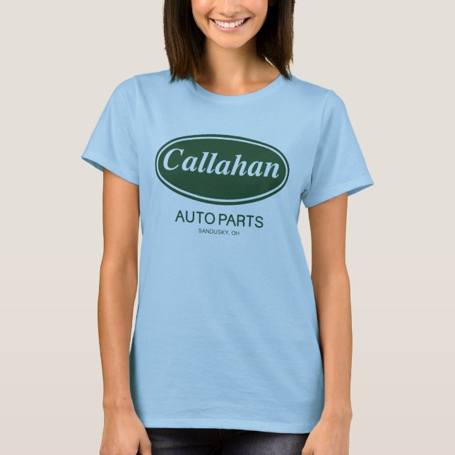 Camiseta Piezas de automóvil de Callahan (Anverso)