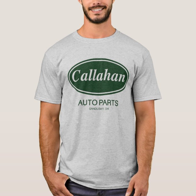 Camiseta Piezas de automóvil de Callahan (Anverso)