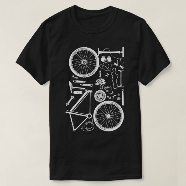 Camiseta Piezas de ciclismo Montacicleta de descenso MB Cic (Diseño del anverso)