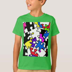 Camiseta Piezas de rompecabezas