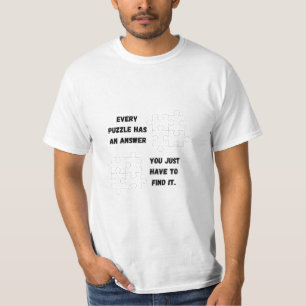 Camiseta Piezas de rompecabezas