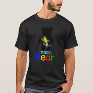 Camiseta piezas de rompecabezas coloridas Autismo Concienci