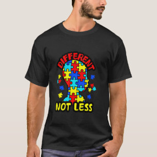 Camiseta Piezas de rompecabezas de autismo diferentes no me
