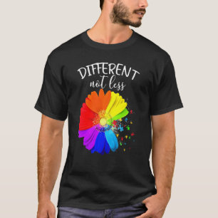 Camiseta Piezas de rompecabezas de flores diferentes no men