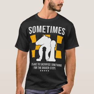 Camiseta Piezas de sacrificio de ajedrez