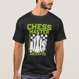 Camiseta Piezas de tablero de ajedrez Maestro de ajedrez Ja