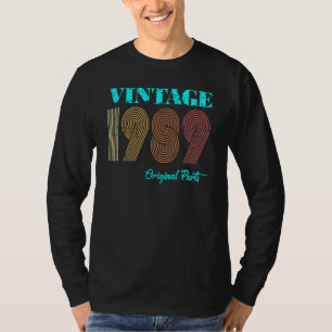 Camiseta Piezas Originales de Hombres y Mujeres Vintage 198
