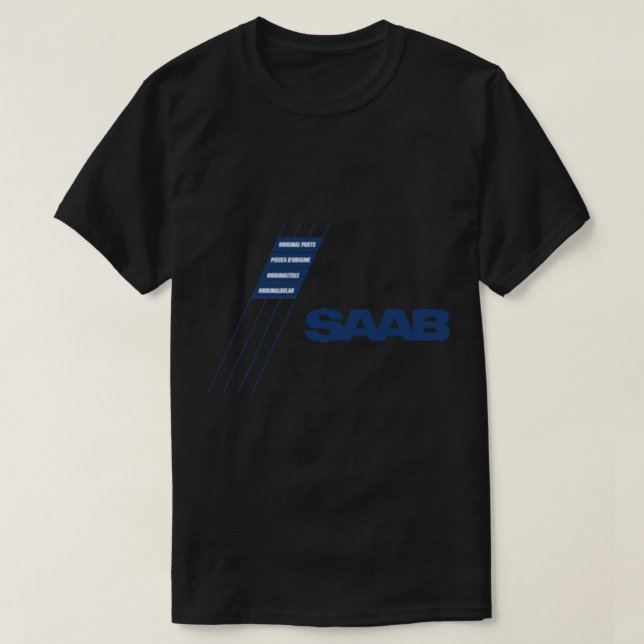 Camiseta Piezas originales Saab (Diseño del anverso)