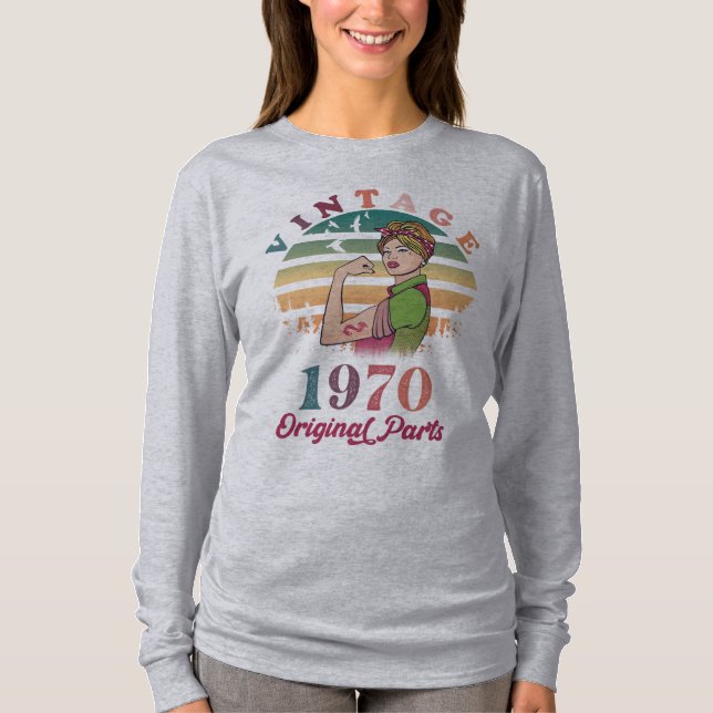 Camiseta Piezas originales vintage 1970 (Anverso)