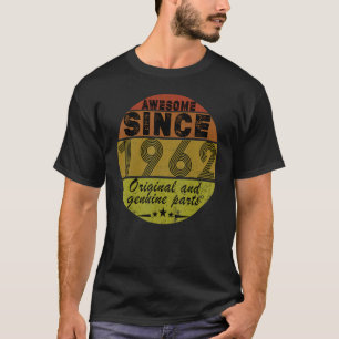Camiseta Piezas Retro Original Y Genuina 60th Bi