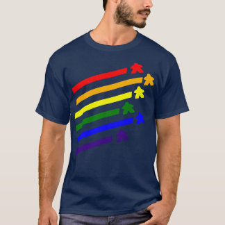 Camiseta Piezas voladoras de arcoiris