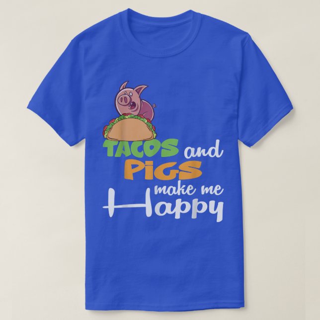 Camiseta Pig And Taco4384  (Diseño del anverso)