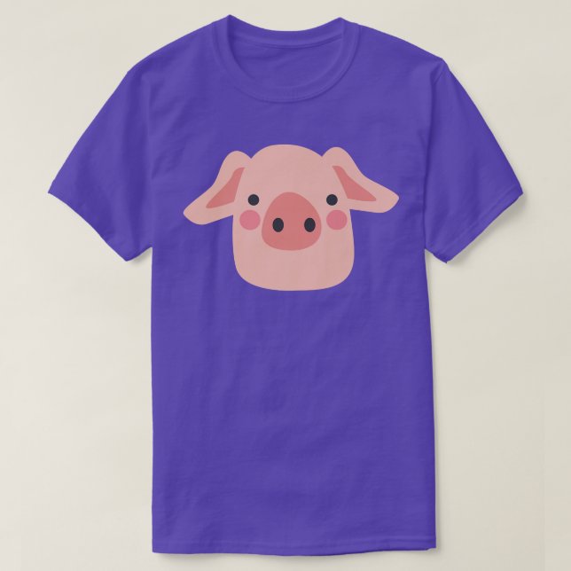 Camiseta Pig Animal Cute Premium4391  (Diseño del anverso)
