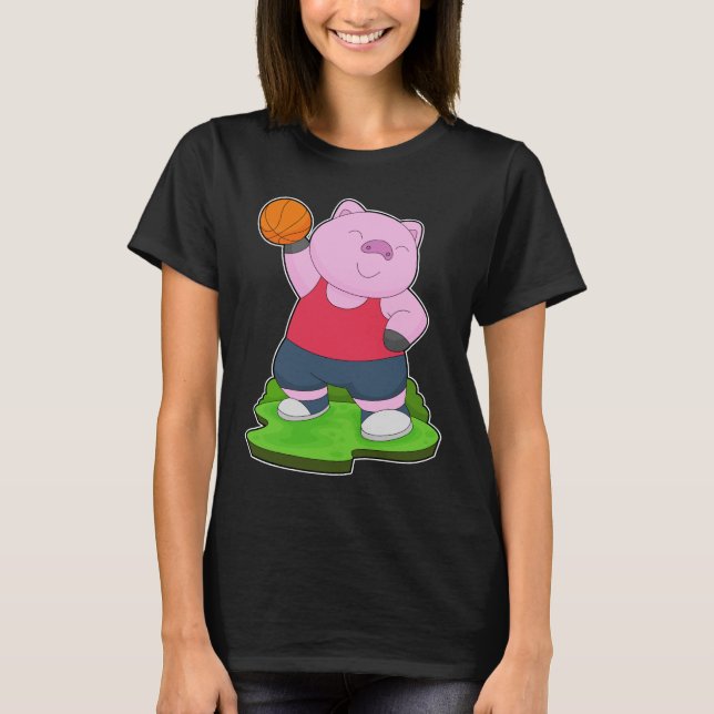 Camiseta Pig Baloncesto (Anverso)