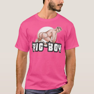 Camiseta Pig Boy Bottoms Up