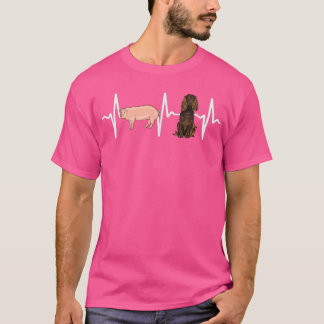 Camiseta Pig Boykin Spaniel Heartbeat Dog Lover